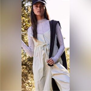 Free People movement Down to Earth onesie new tags small $118- summer mist